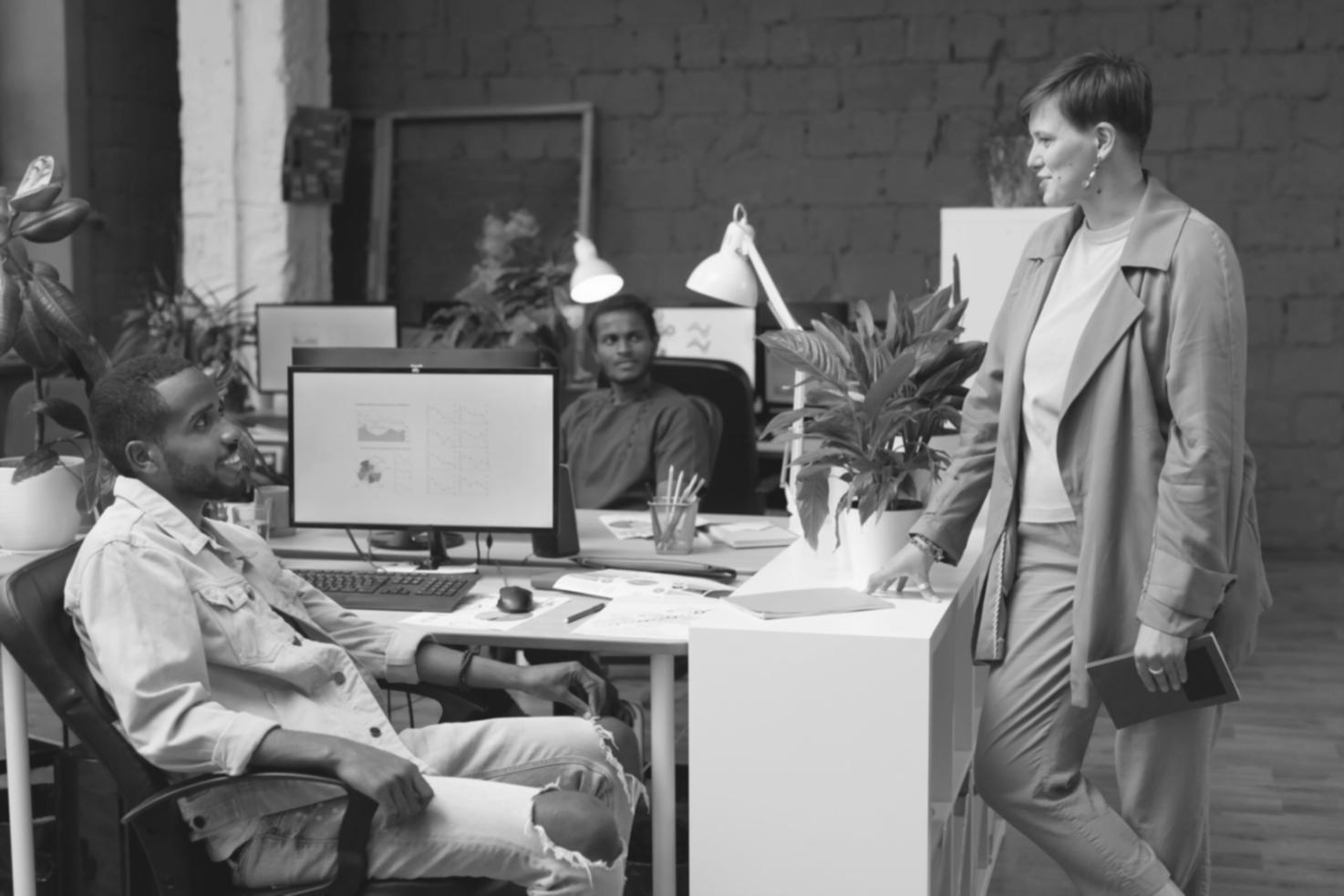 Les débuts de dravexonagency - équipe fondatrice travaillant sur les premières versions de la plateforme